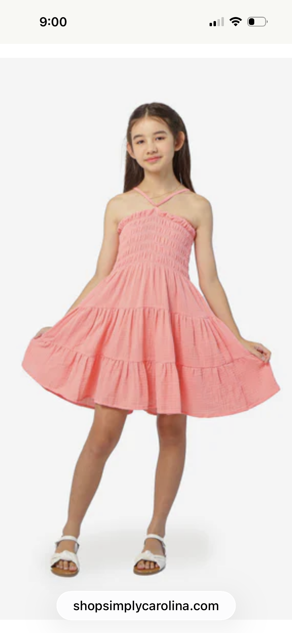 Jane Dress Coral