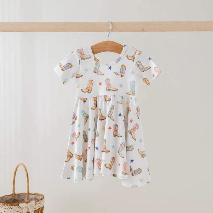 Giddy Up Organic Twirl Dress