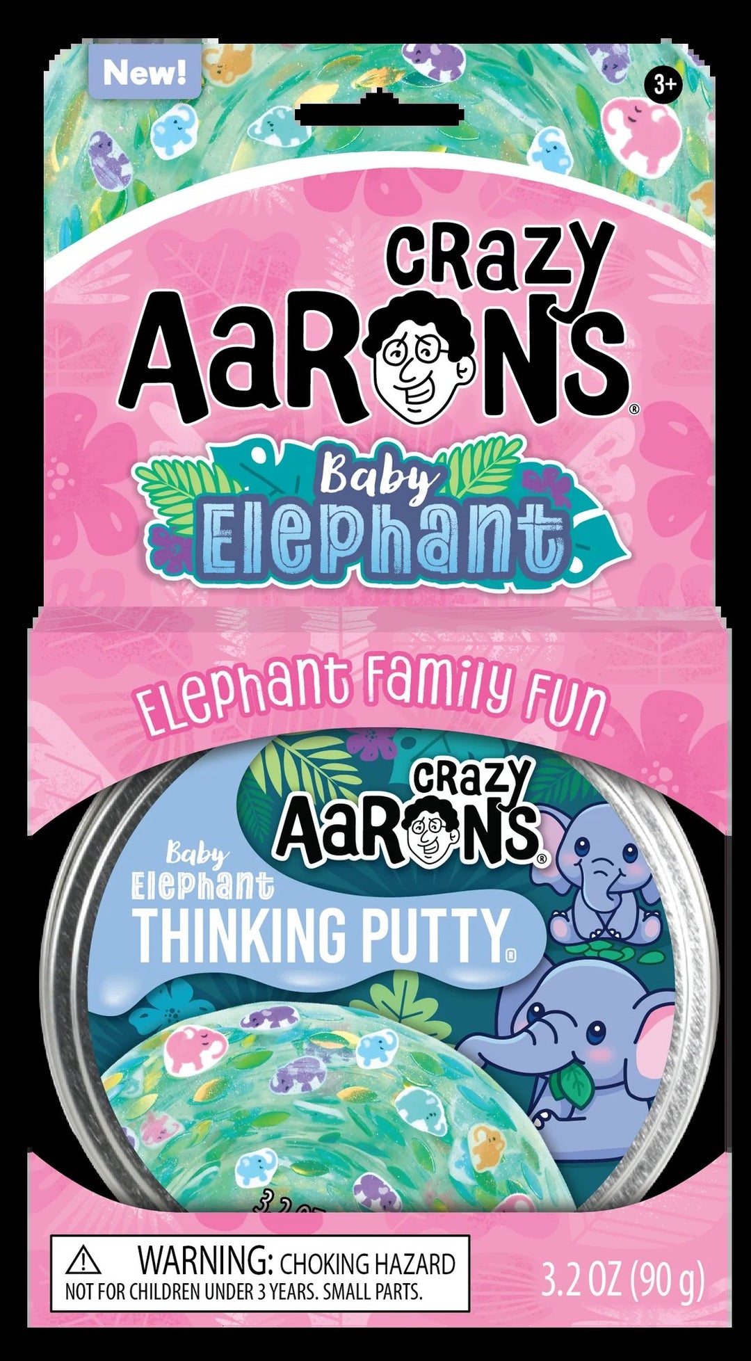 Crazy Aaron's Baby Elephant Thinking Putty