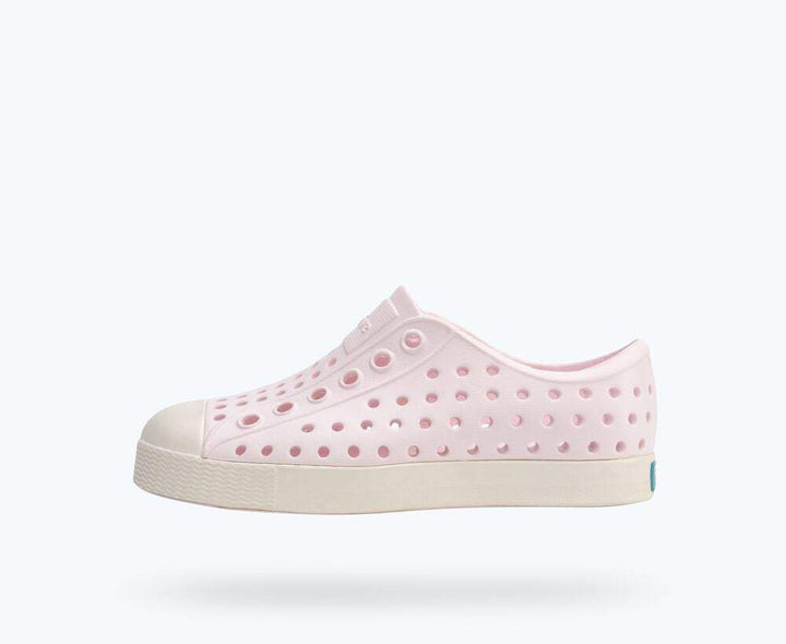 Native Shoes Jefferson Child Milk Pink Shell White