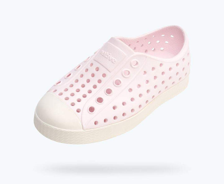 Native Shoes Jefferson Child Milk Pink Shell White