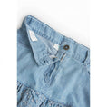 Load image into Gallery viewer, Eyelet Ruffle Denim Skirt
