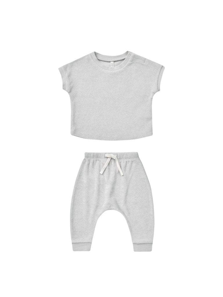 Terry & Pant Set in Cloud