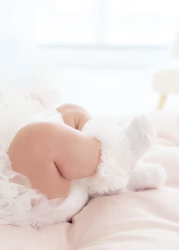 Newborn Ruffle Socks & Headband Set