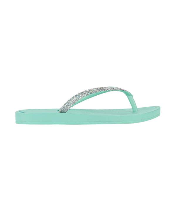 Ana Sparkle Turqouise Flip Flops