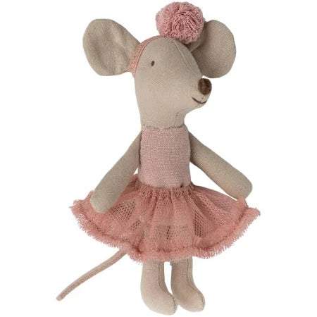 Ballerina Mouse Little Sister in Rose