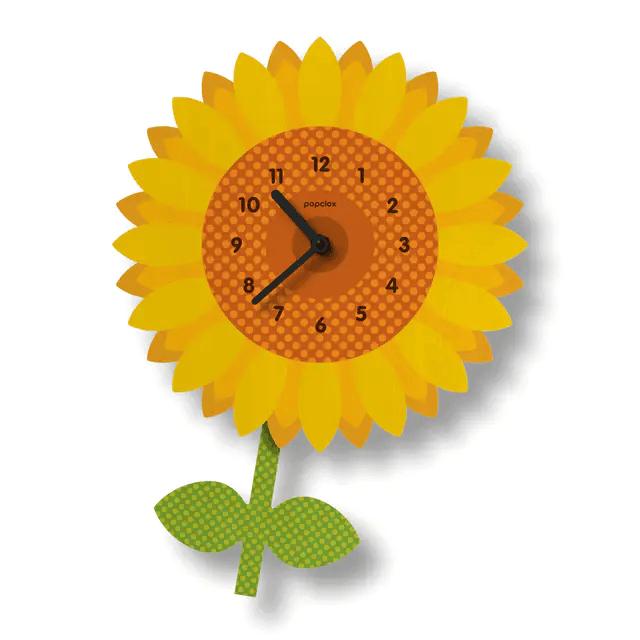 Sunflower Pendulum Clock