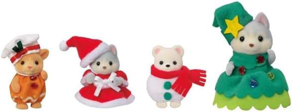 Calico Critters Happy Christmas Friends, Limited Edition Seasonal Holiday Set