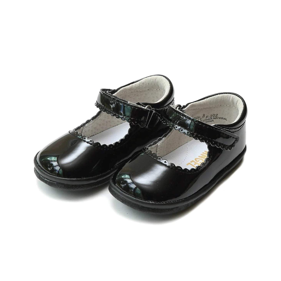 Cara Scallop Mary Jane Black