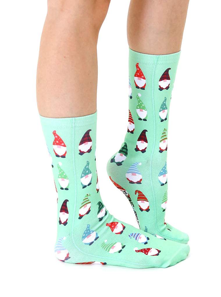 Holiday Gnome Crew Socks