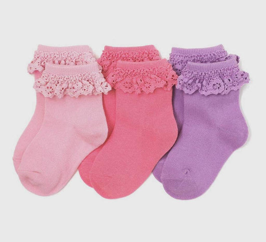 Rose Garden Lace Midi Socks