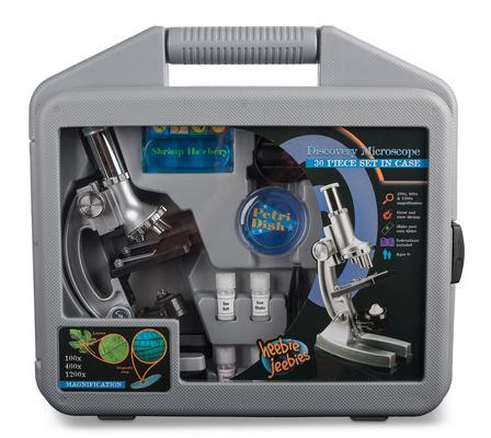 Microscope set with case