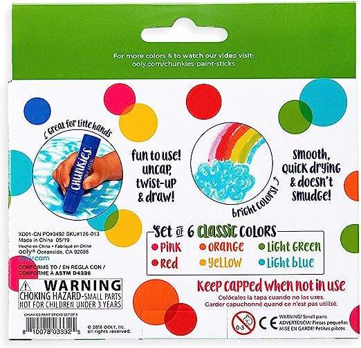 Chunkies Paint Sticks - Classic Pack (Set of 6)