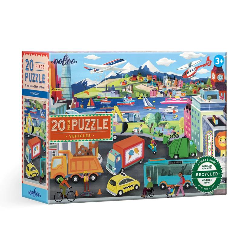 Vehicles 20 Piece Puzzle