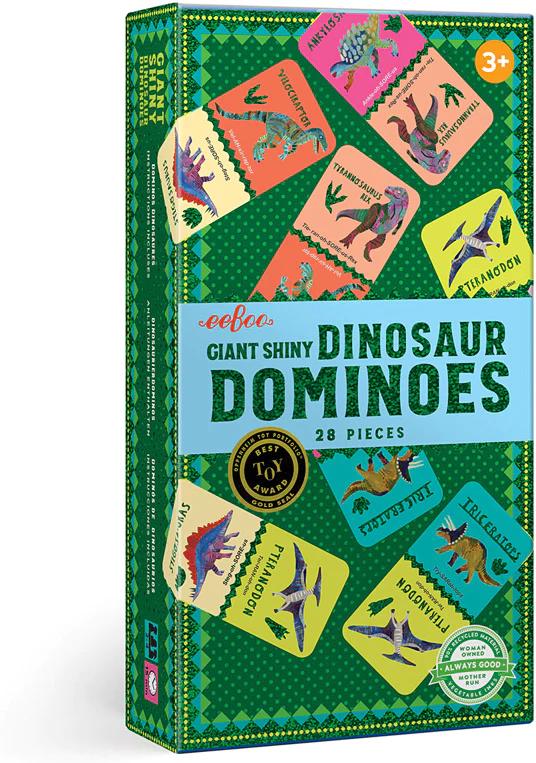 Shiny Dinosaur Dominoes