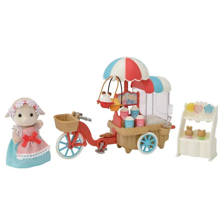 Calico Critters Popcorn  Delivery Trike