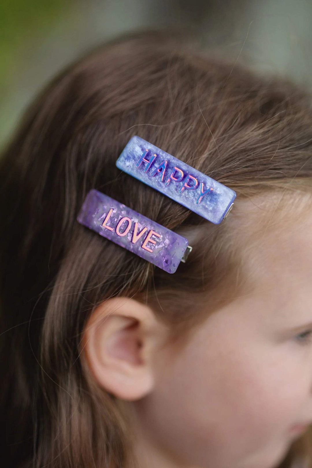 Happy Love Hairclips