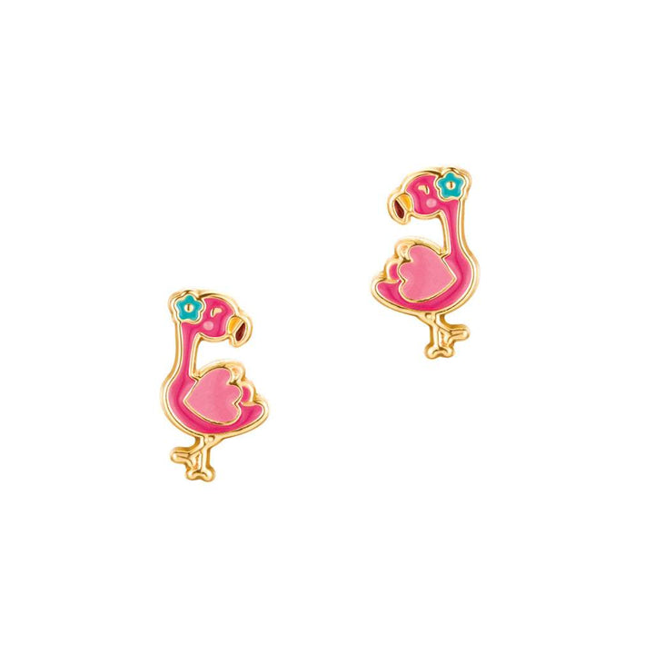 Enamel Stud Earrings