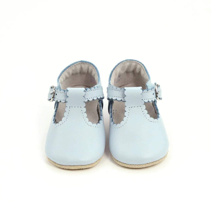 Elodie Scalloped MaryJane Crib Shoe