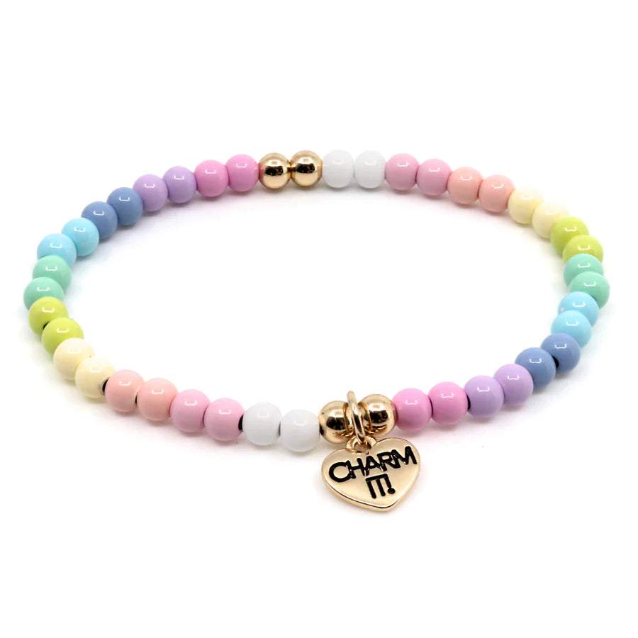 4mm Stretch Bead Pastel Bracelet