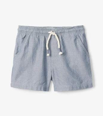 Chambray Pull On Shorts