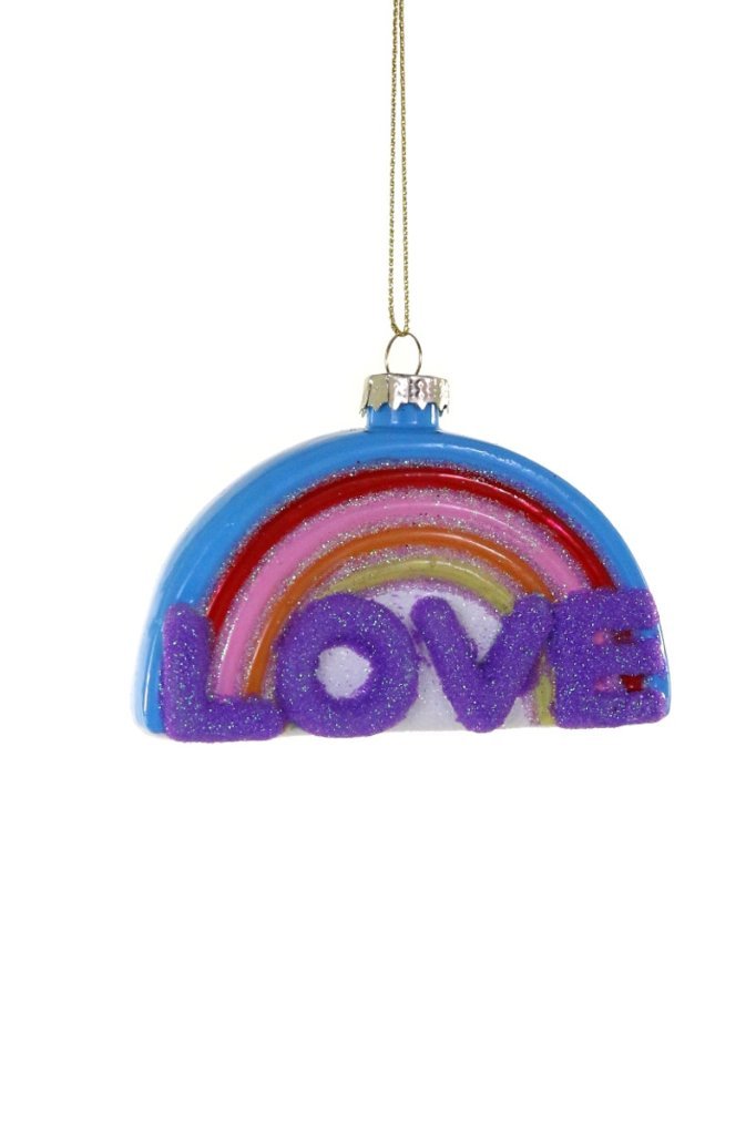 Rainbow Love Ornament
