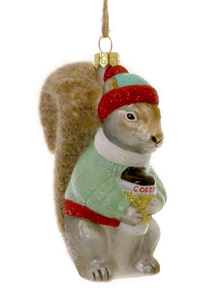 Cozy Squirrel Ornament