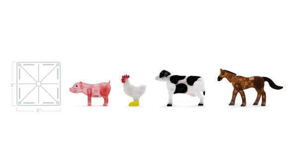 Farm Animals 25-Piece Set Magna-Tiles