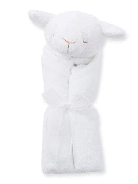 Angel Dear White Lamb Lovie Blankie