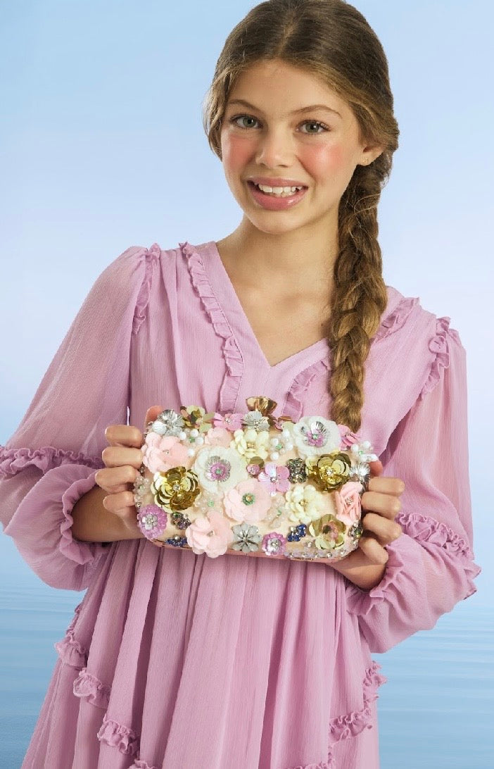Rosie Diamante Flower Bag