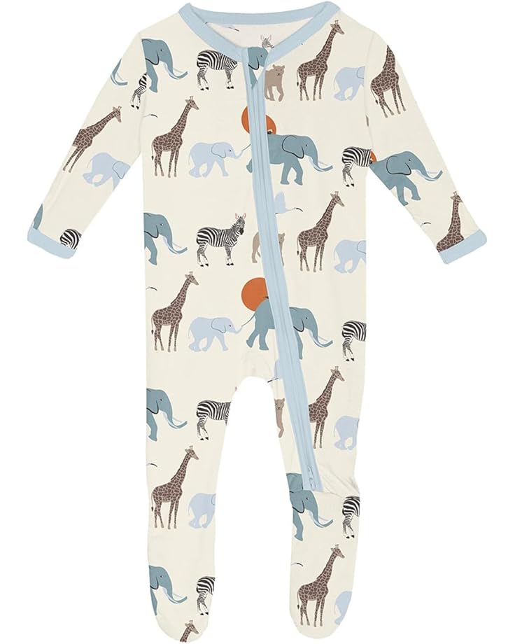 Just So Animals Zipper Footie