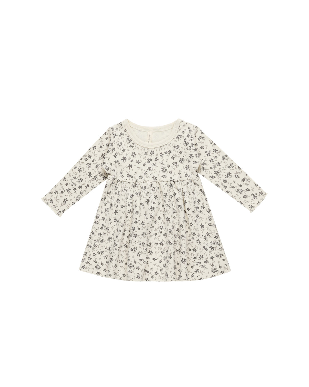 Longsleeve Baby Dress Blue Floral