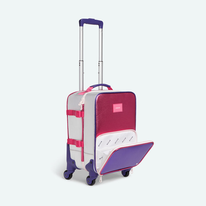 Mini Logan Carry-On Suitcase Pink/Purple