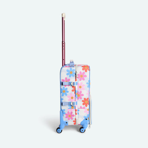 Logan Carry-On Suitcase Daisies