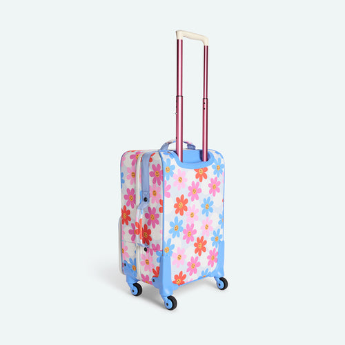 Logan Carry-On Suitcase Daisies