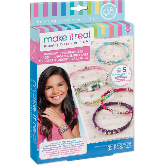 Rainbow Bling DIY Bracelets