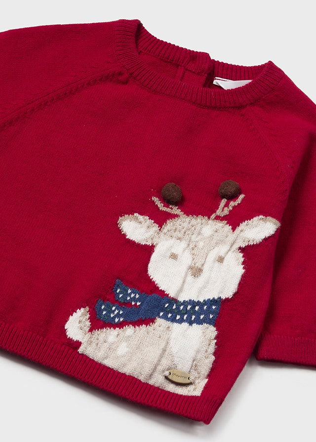 Reindeer Jacquard Sweater