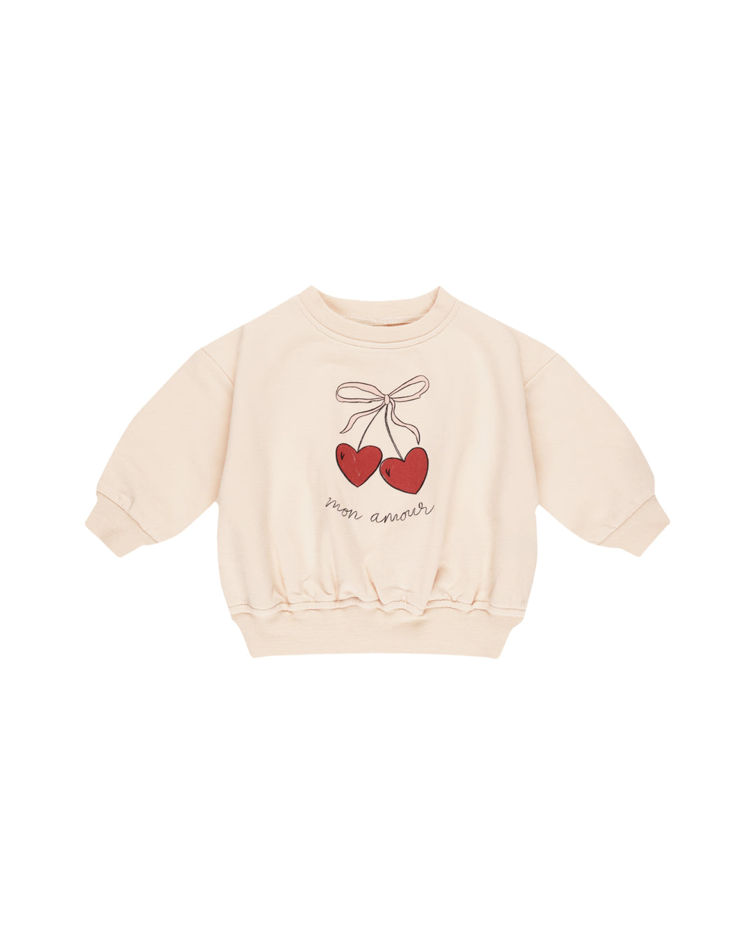 Mon Amour Relaxed Fleece Sweatshirt