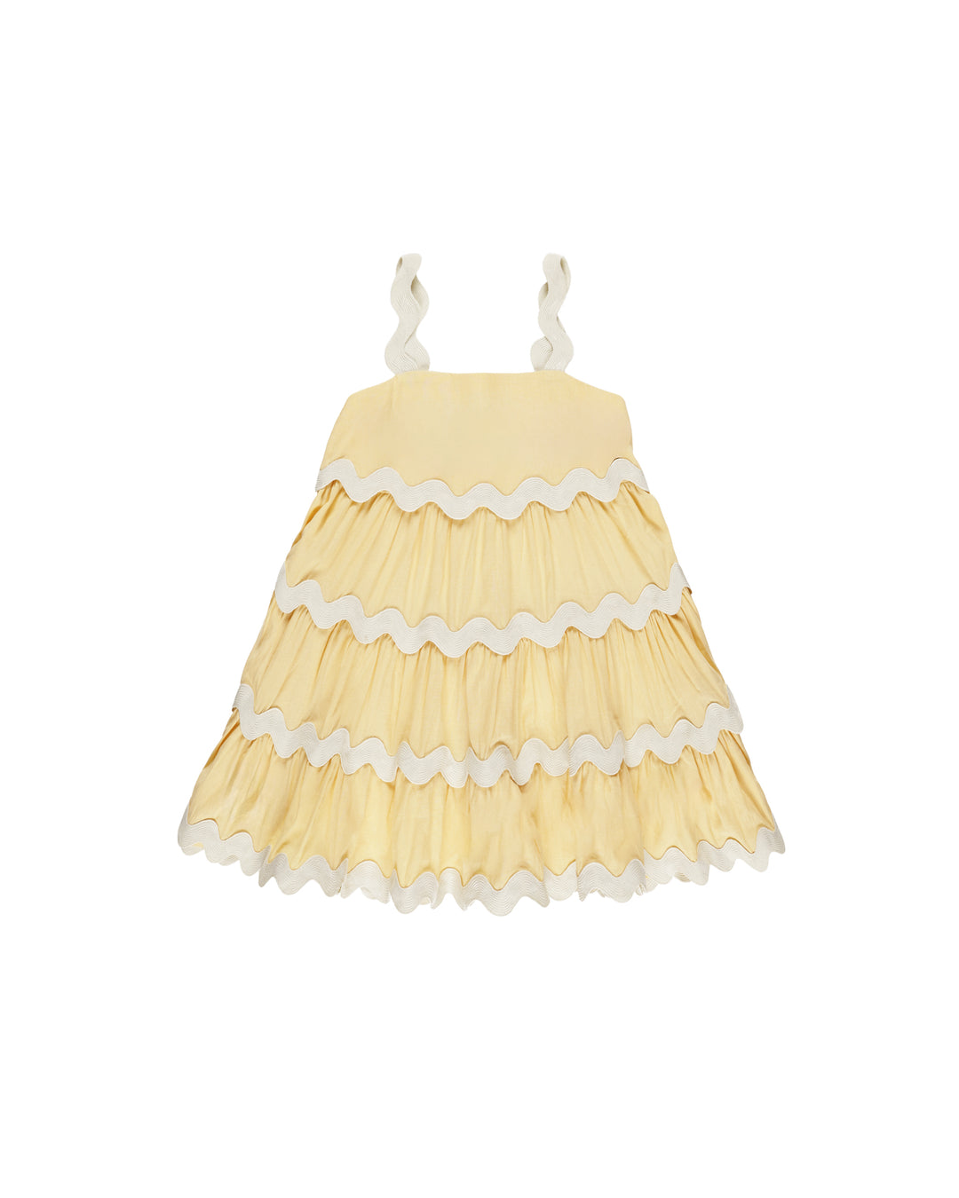 Ric Rac Dress Yellow