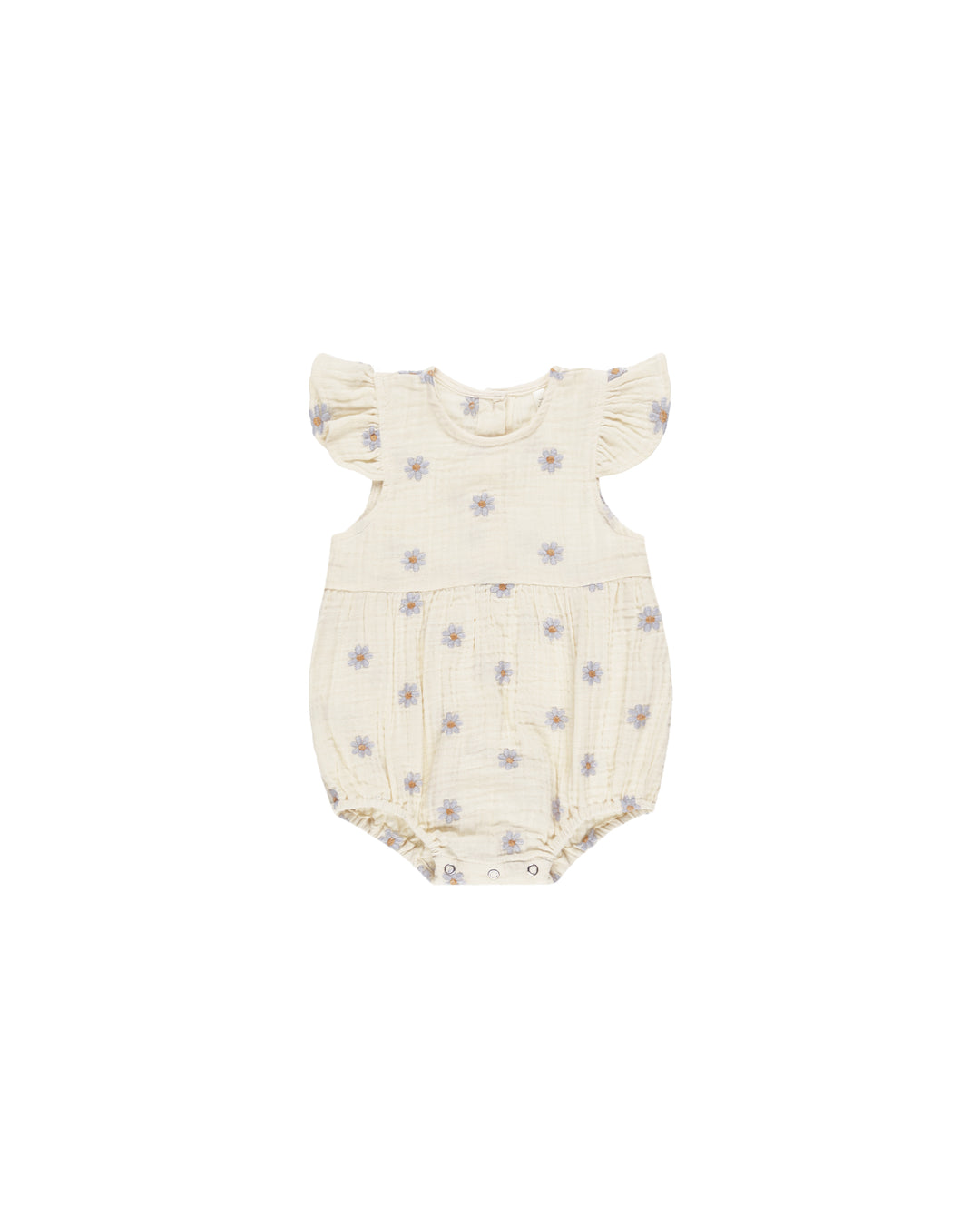 Amelia Romper Blue Daisies