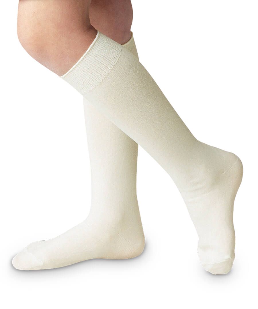 Jefferies Socks Classic Pearl Nylon Knee High Socks 1 Pair