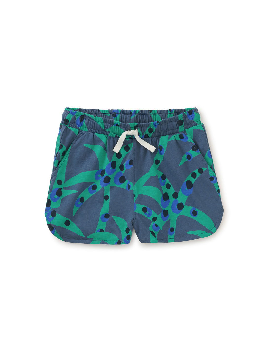 Spotted Palms Tie Waist Shorts