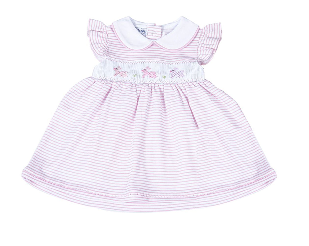 Hoppity Hop Smocked Flutters Dress