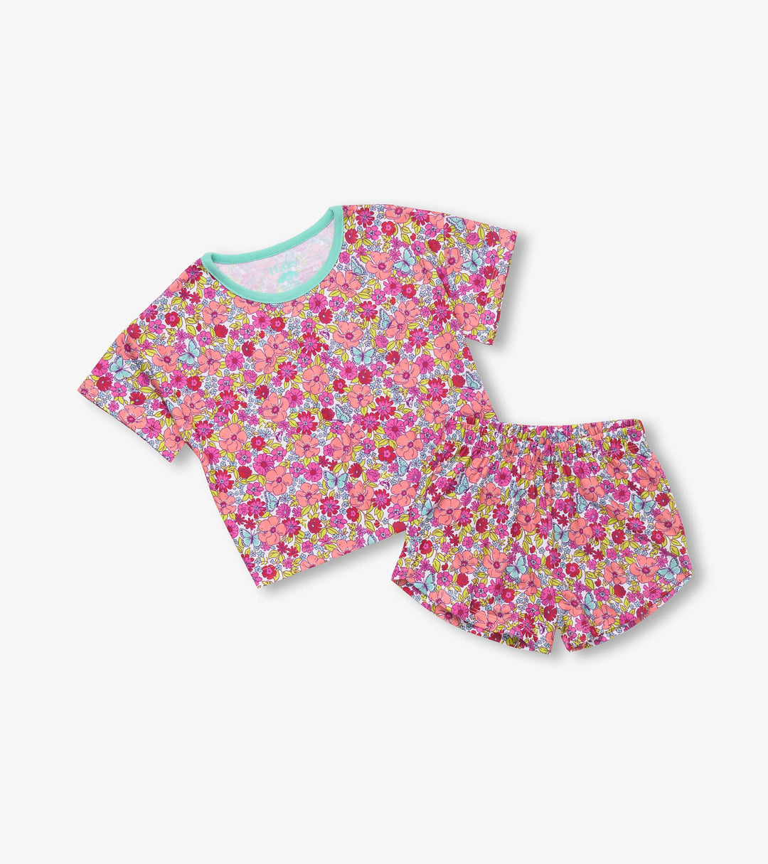 Groovy Flowers Short Sleep Set