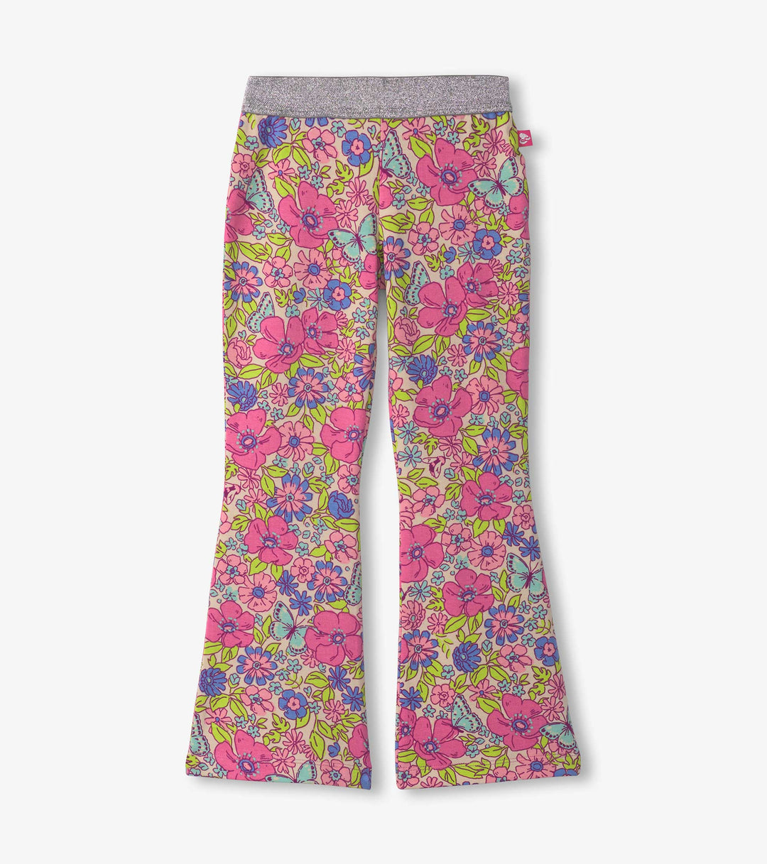 Groovy Flowers Stretch Bell Bottoms