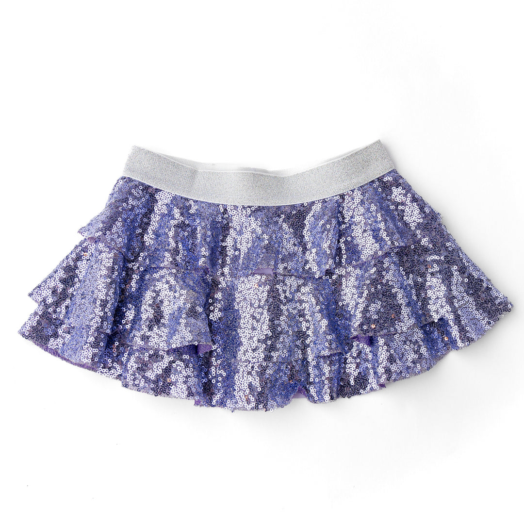 Purple Sequin Skirt