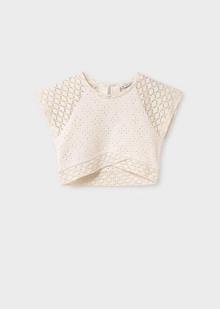 Eyelet Knit Top