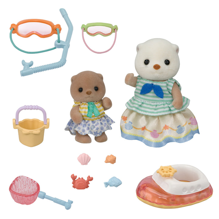 Calico Critters Sea Otter Sisters Splashy Snorkel Set
