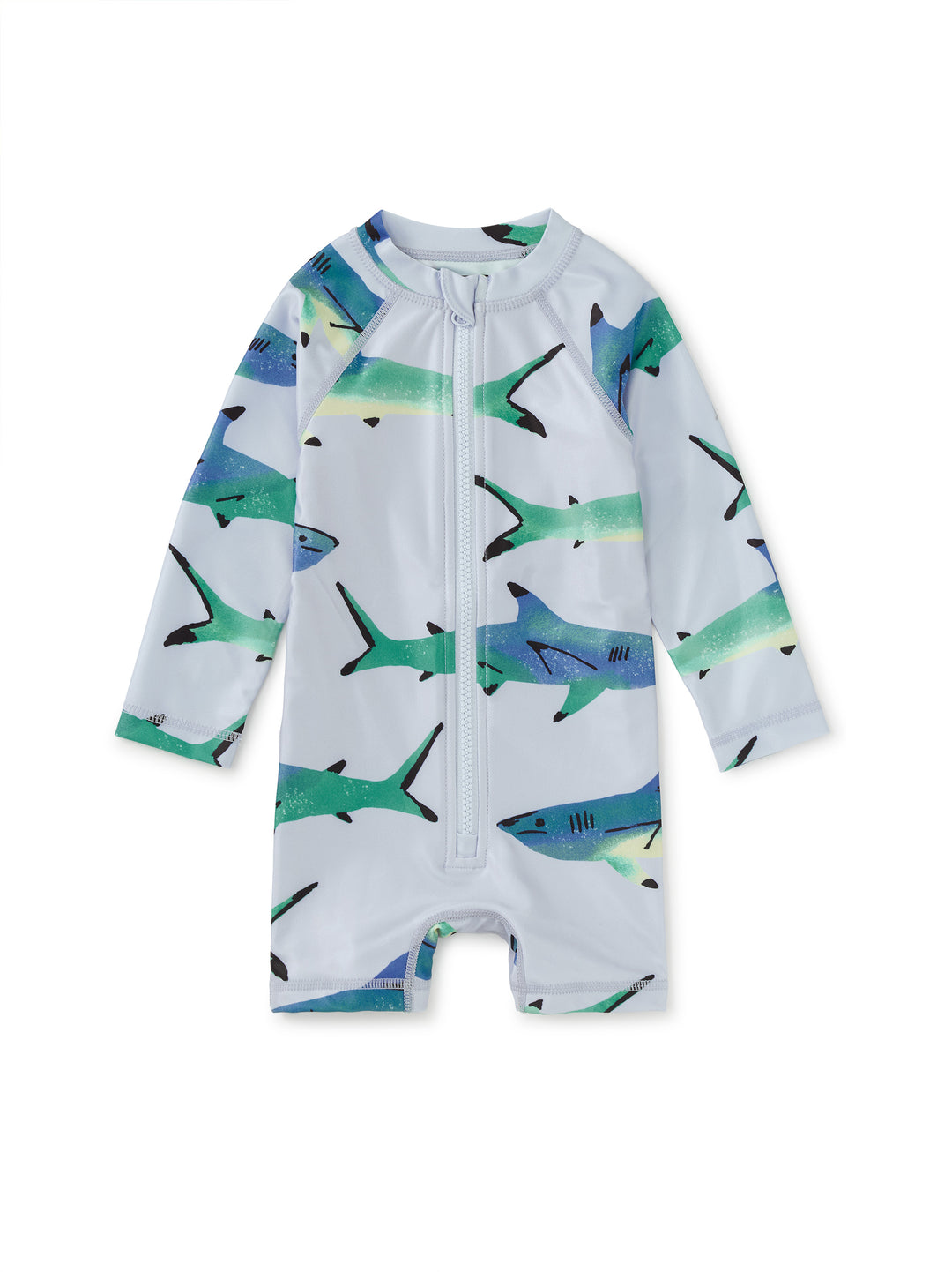 Rash Guard Baby Swimsuit Painted Sharks