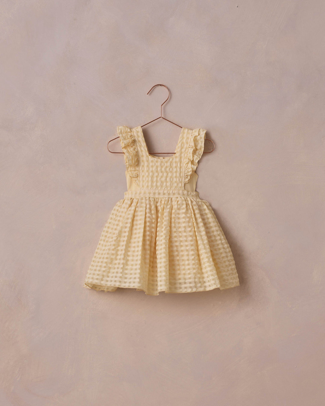 Provence Dress Lemon Check